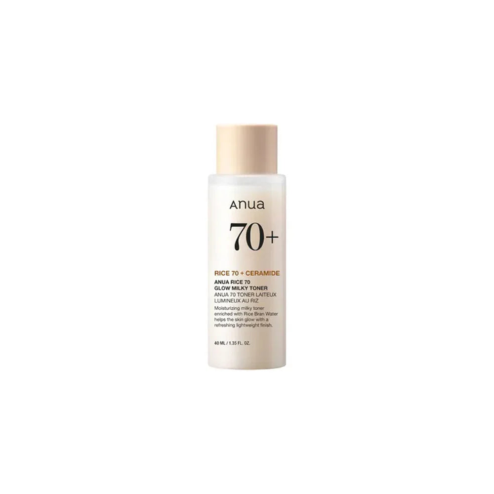 ANUA Rice 70 Glow Milky Toner - 250ml / 40ml
