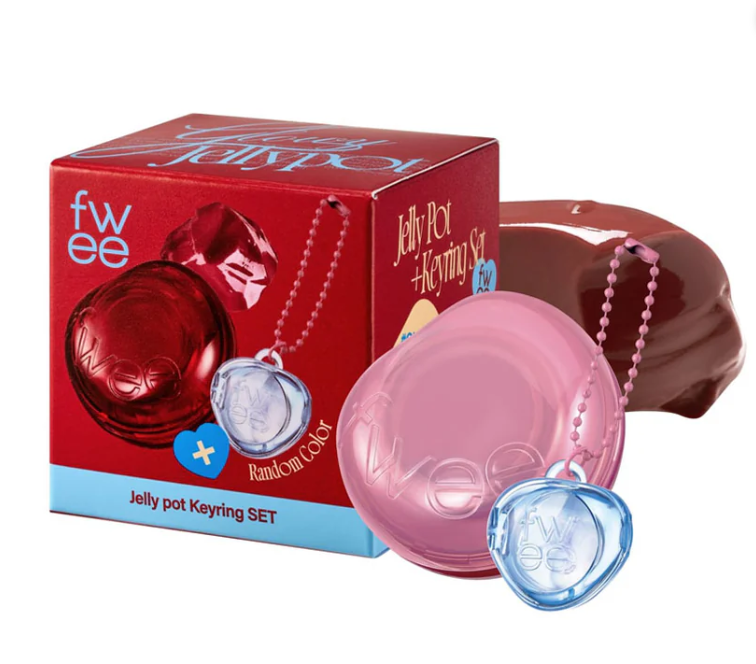 FWEE Lip & Cheek Glowy Jelly Pot + Keyring Set - 4g