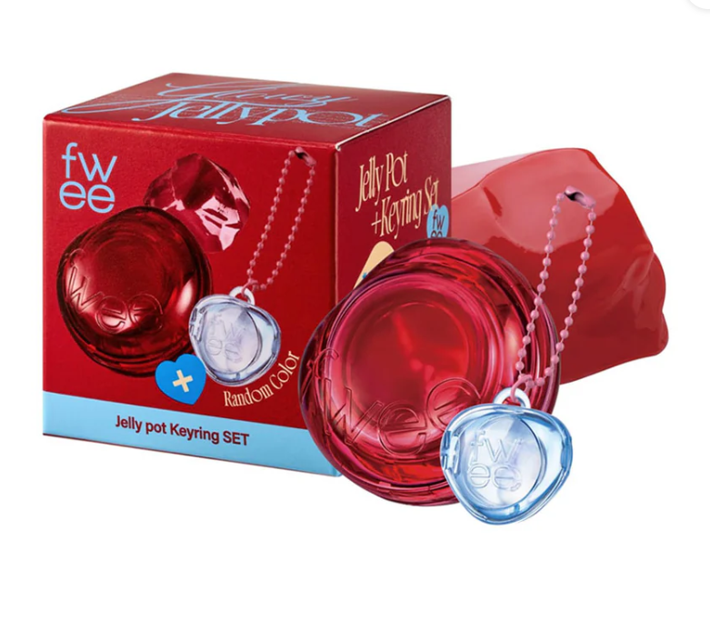 FWEE Lip & Cheek Glowy Jelly Pot + Keyring Set - 4g