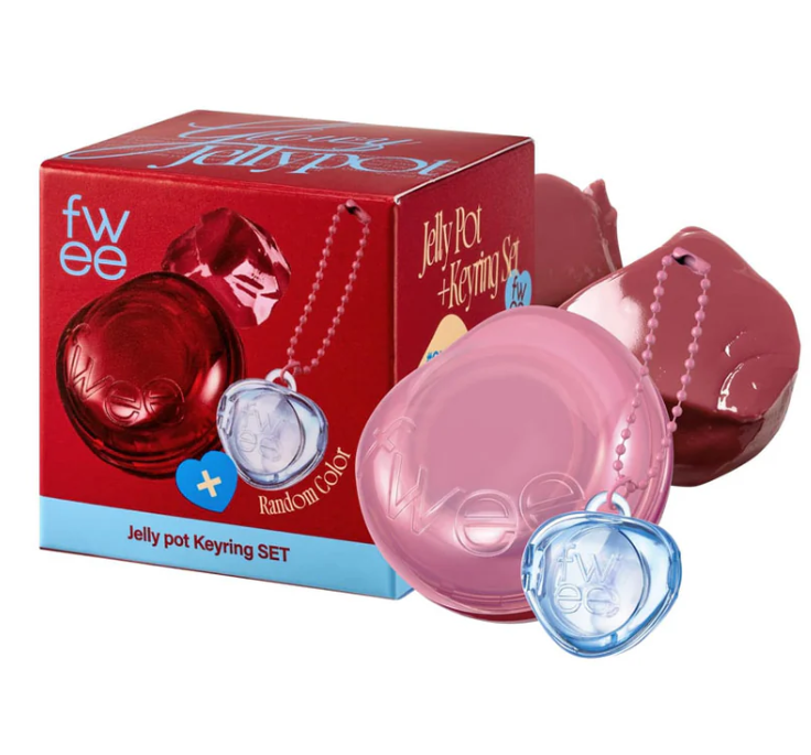 FWEE Lip & Cheek Glowy Jelly Pot + Keyring Set - 4g