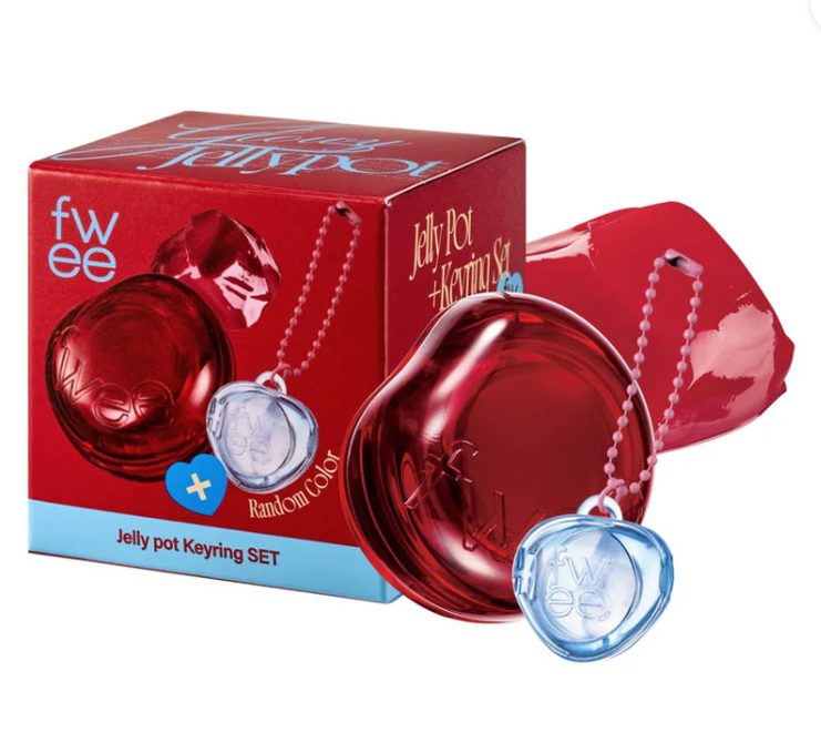 FWEE Lip & Cheek Glowy Jelly Pot + Keyring Set - 4g