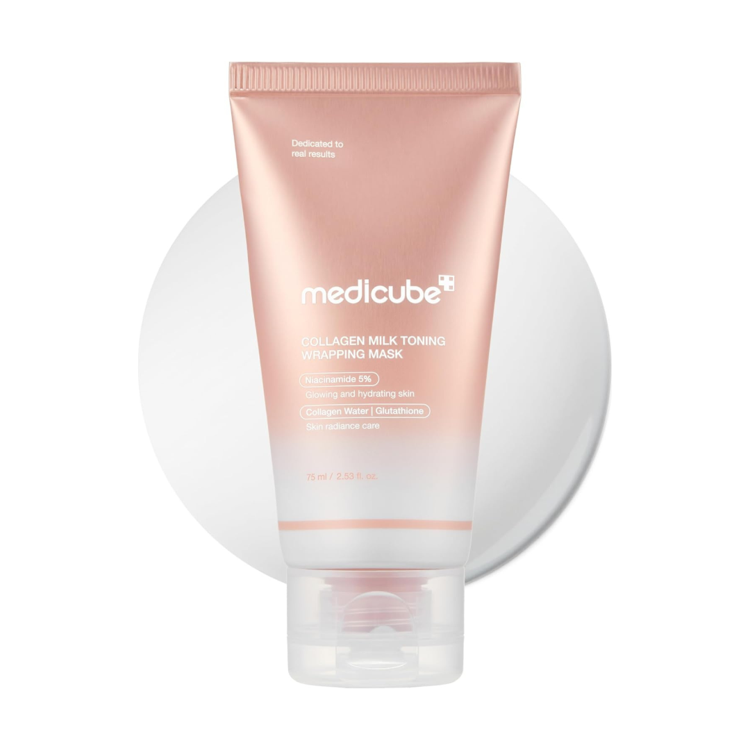 MEDICUBE Collagen Milk Toning Wrapping Mask - 75ml